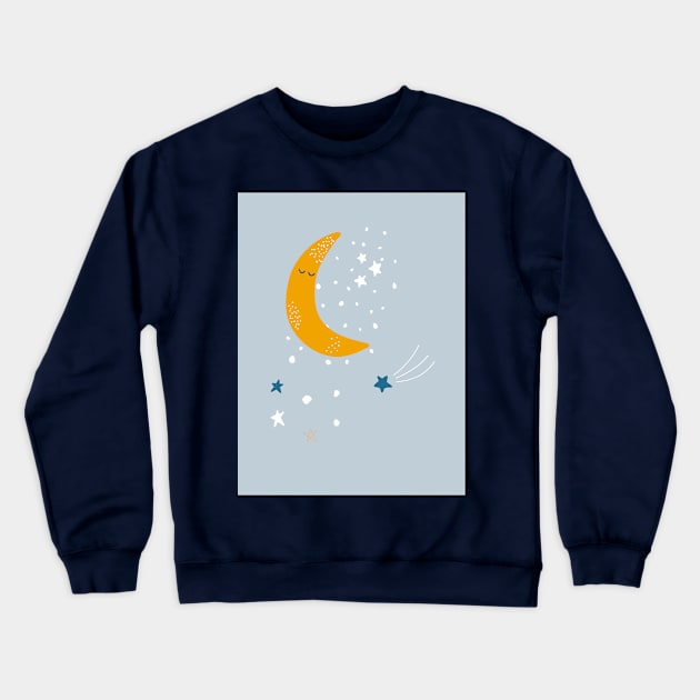 Baby cosmic print Crewneck Sweatshirt by DanielK